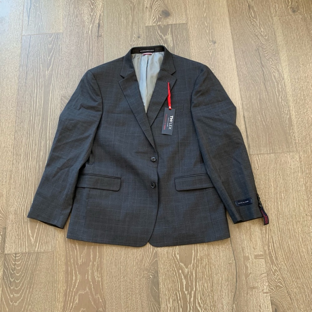 Tommy Hilfiger Adams two-button flex suit jacket